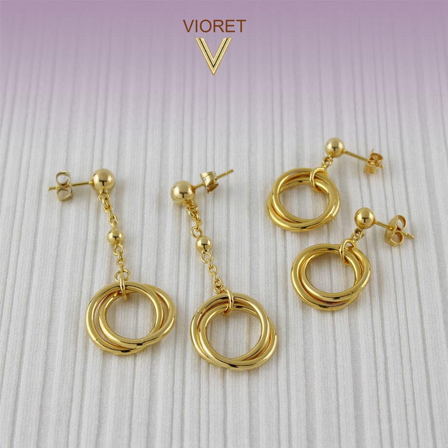 Isabel Gold Chain Earrings