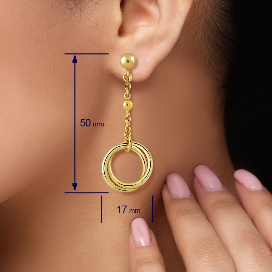Isabel Gold Chain Earrings