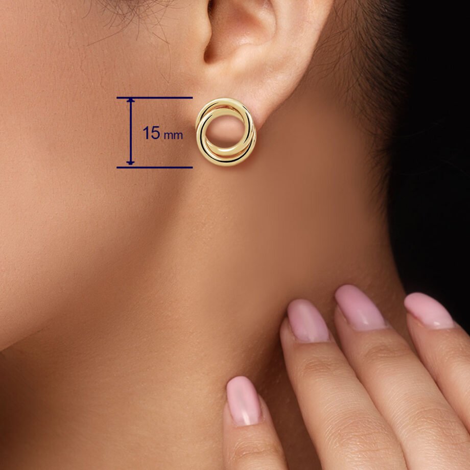 Atenea Fixed Gold Earrings