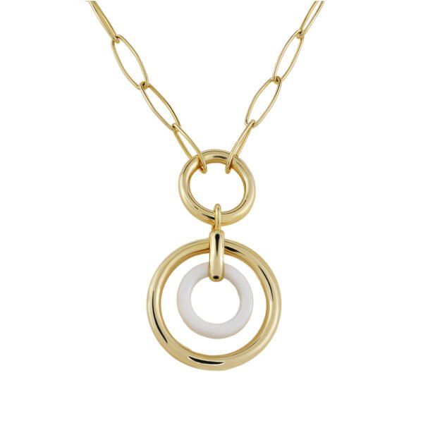 Nina Agate Gold Necklace