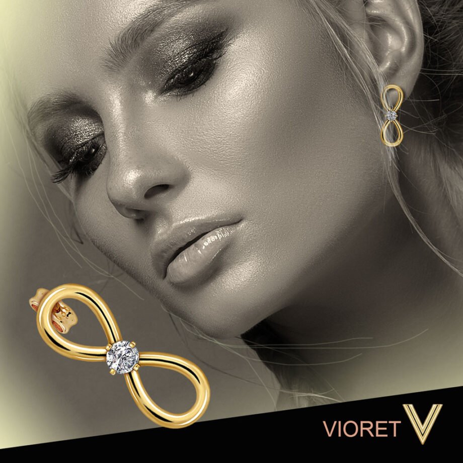 Infinity Gold Earrings