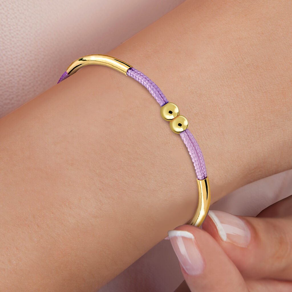 Violet Alma Gold Bracelet