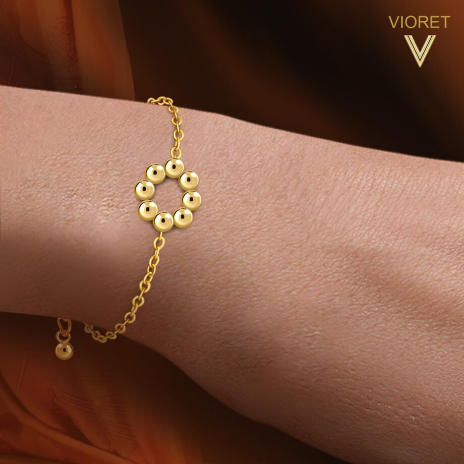 Coral Gold Bracelet