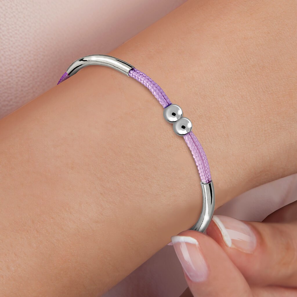 Violet Alma Silver Bracelet