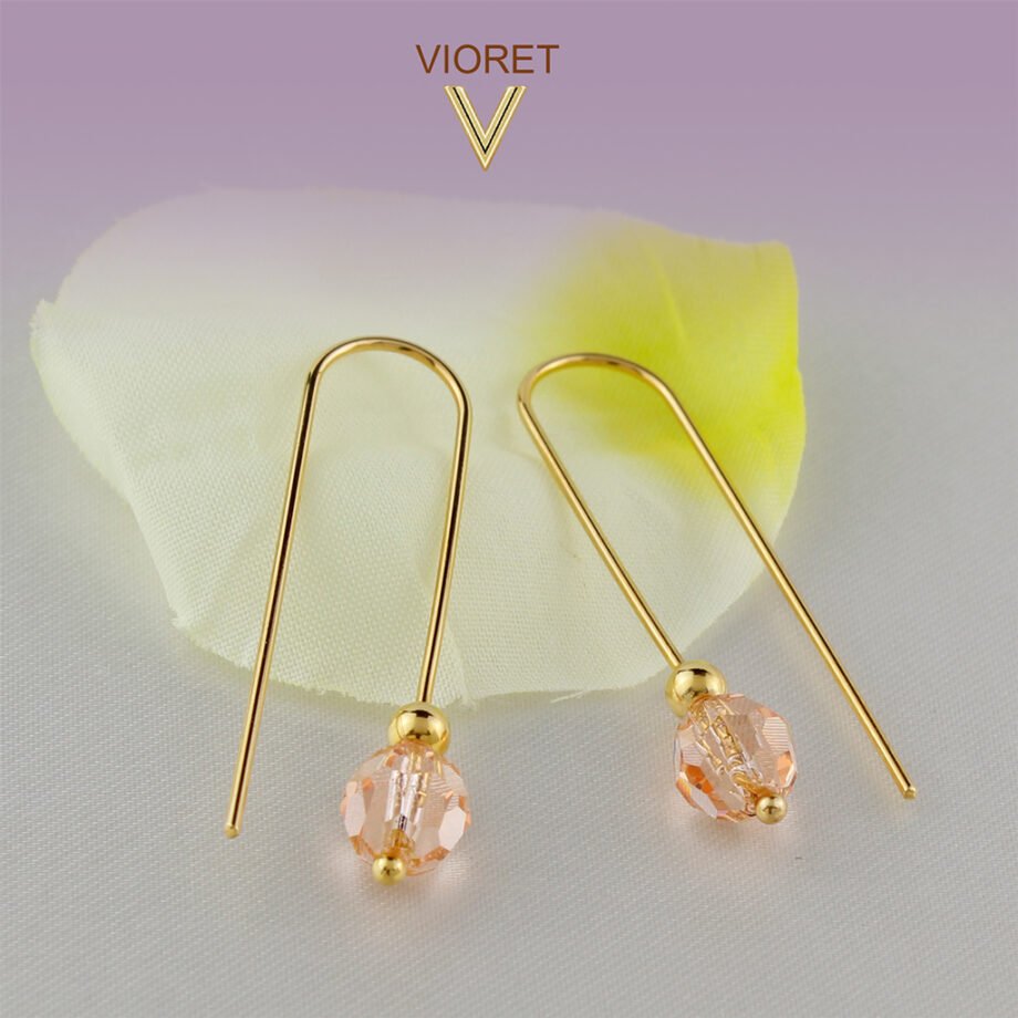 Crystal Silver Earrings