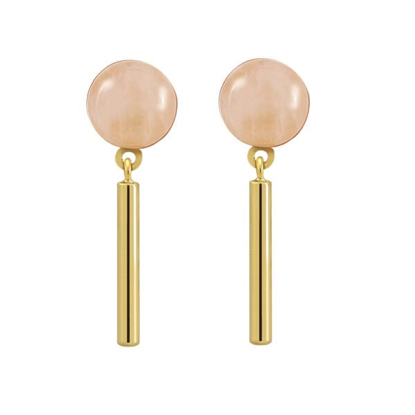 Bella Quartz Gold Earrings