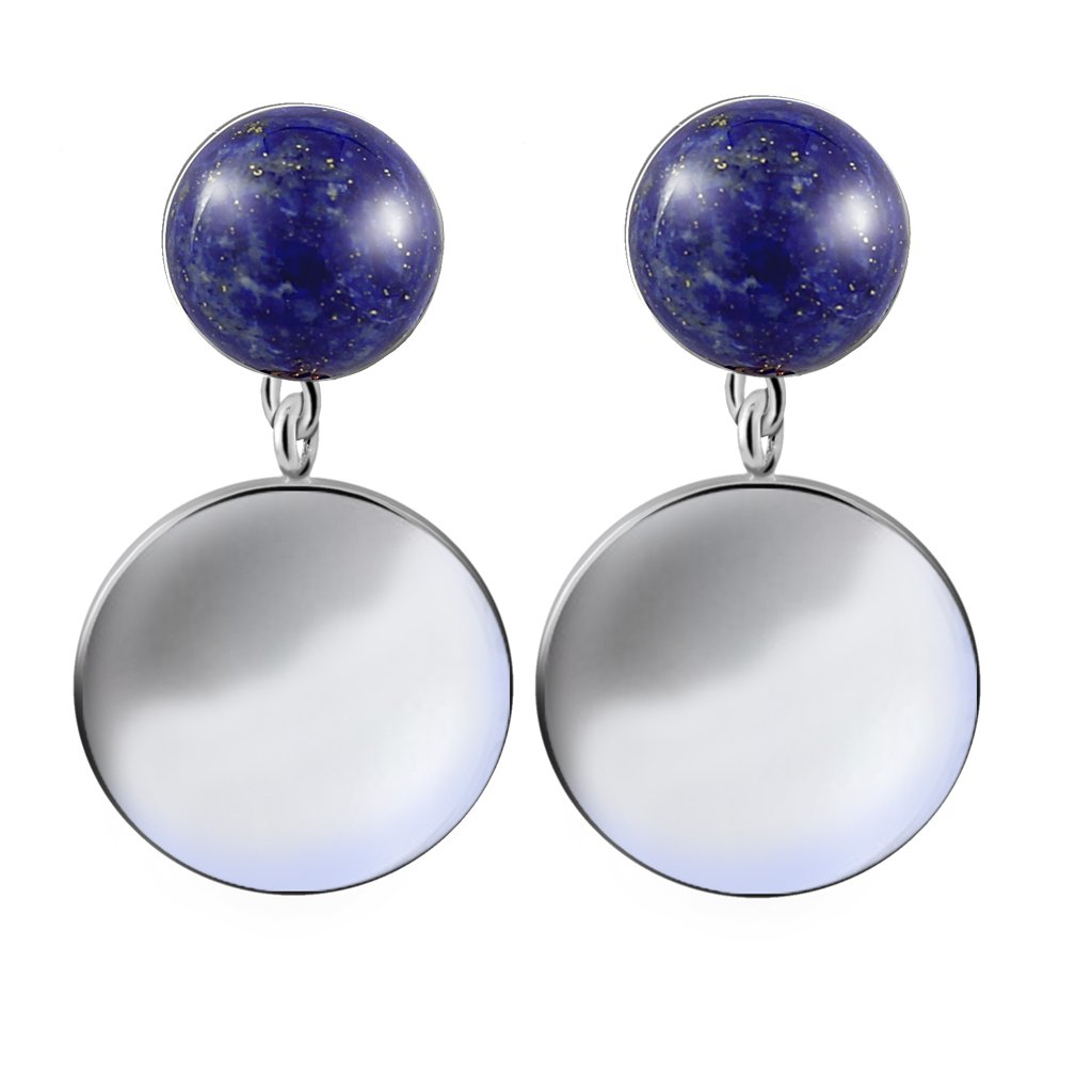Shaila Silver Lapis Lazuli Earrings