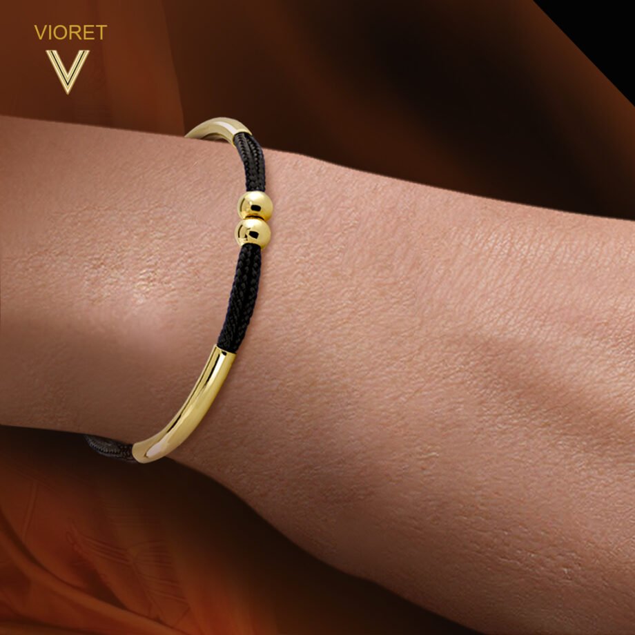 Black Alma Silver Bracelet