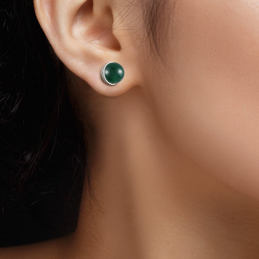 Moon Silver Earrings