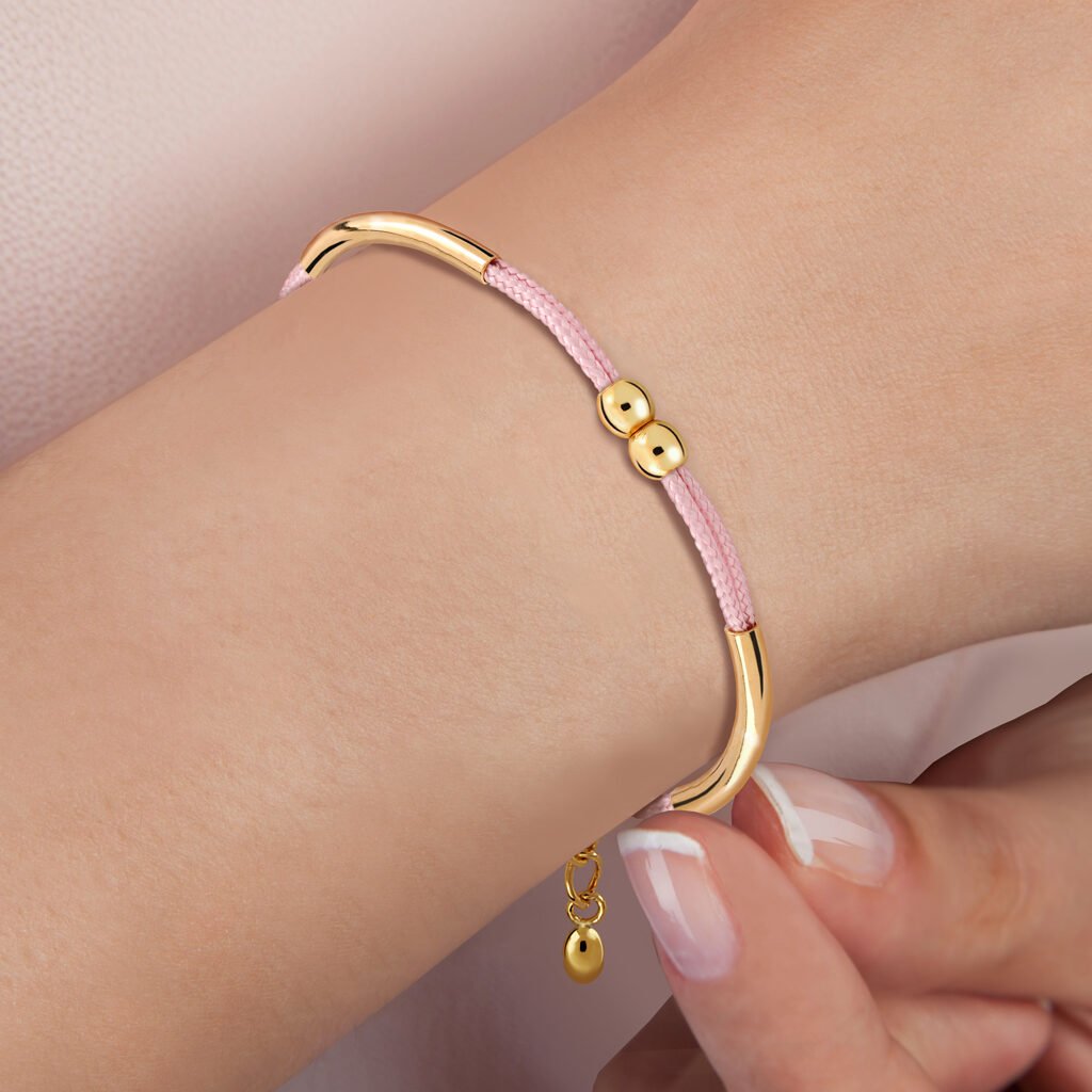 Pink Alma Gold Bracelet