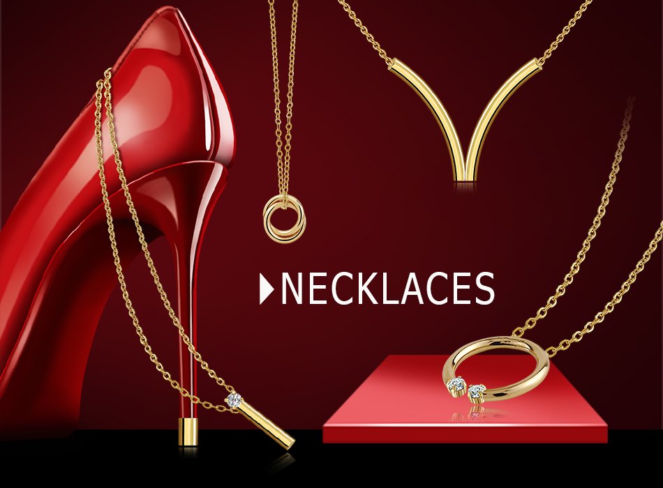 Exclusive necklaces from the online shop Vioret Jewels ®