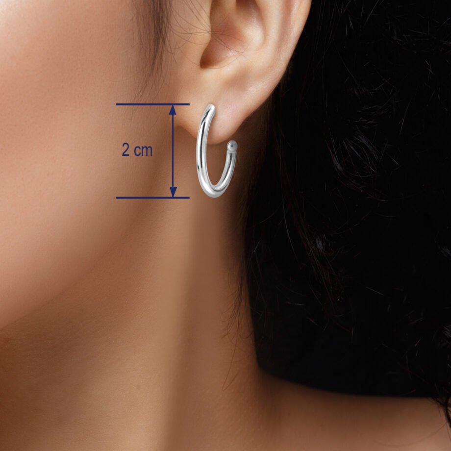 Cala Silver Earrings