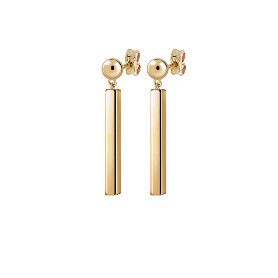 Damaris Gold Long Earrings