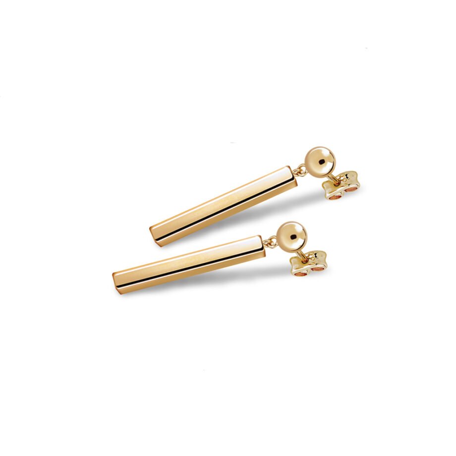 Damaris Gold Long Earrings