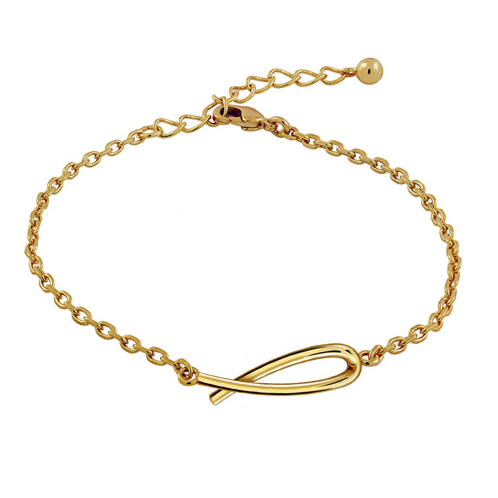Pulsera Oro Corina acabada en oro de 18 quilates de Vioret Joyas ®