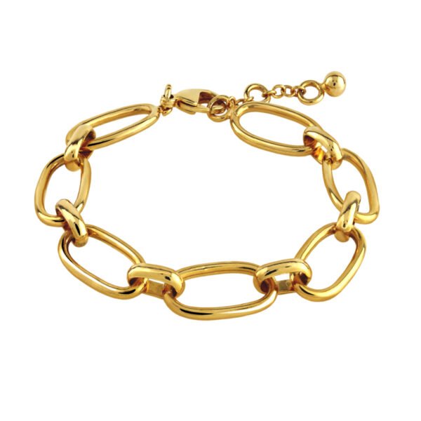 Pulsera Oro Sabrina diseñada por Vioret Joyas Ⓡ y acabada en oro de 18 quilates
