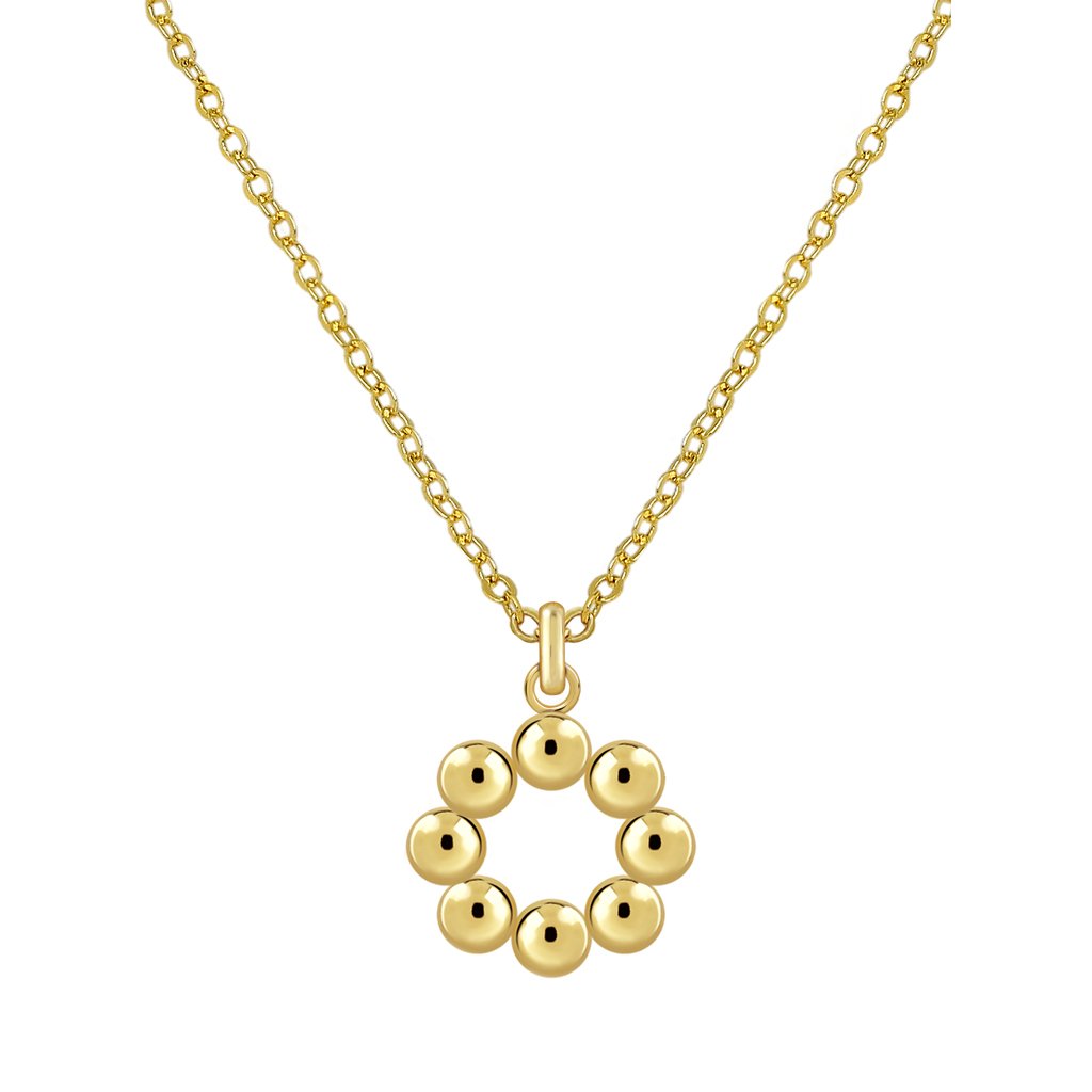 Colgante Oro Coral diseñado por Vioret Joyas ® acabado en oro