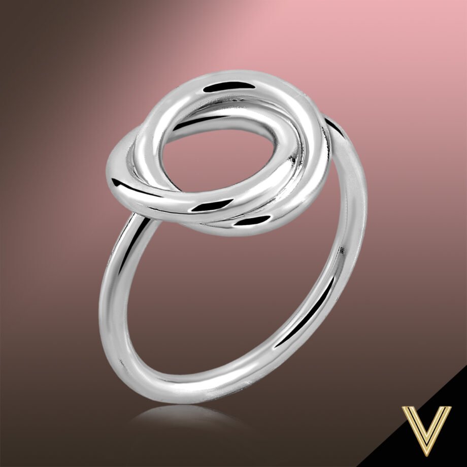 Anillo Plata Grand Atenea fabricado de plata de 1ª Ley y diseñado por Vioret Joyas ®