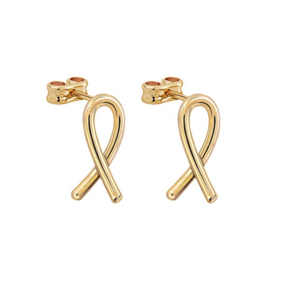 Pendientes Oro Corina acabados en oro vermeil y diseñados por Vioret Joyas ®