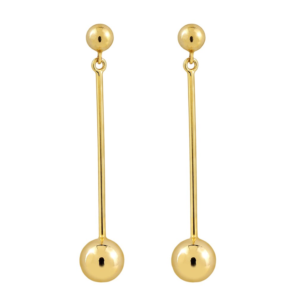 Pendientes Oro Leonor acabados en oro de 18 quilates diseñados por Vioret Joyas ®