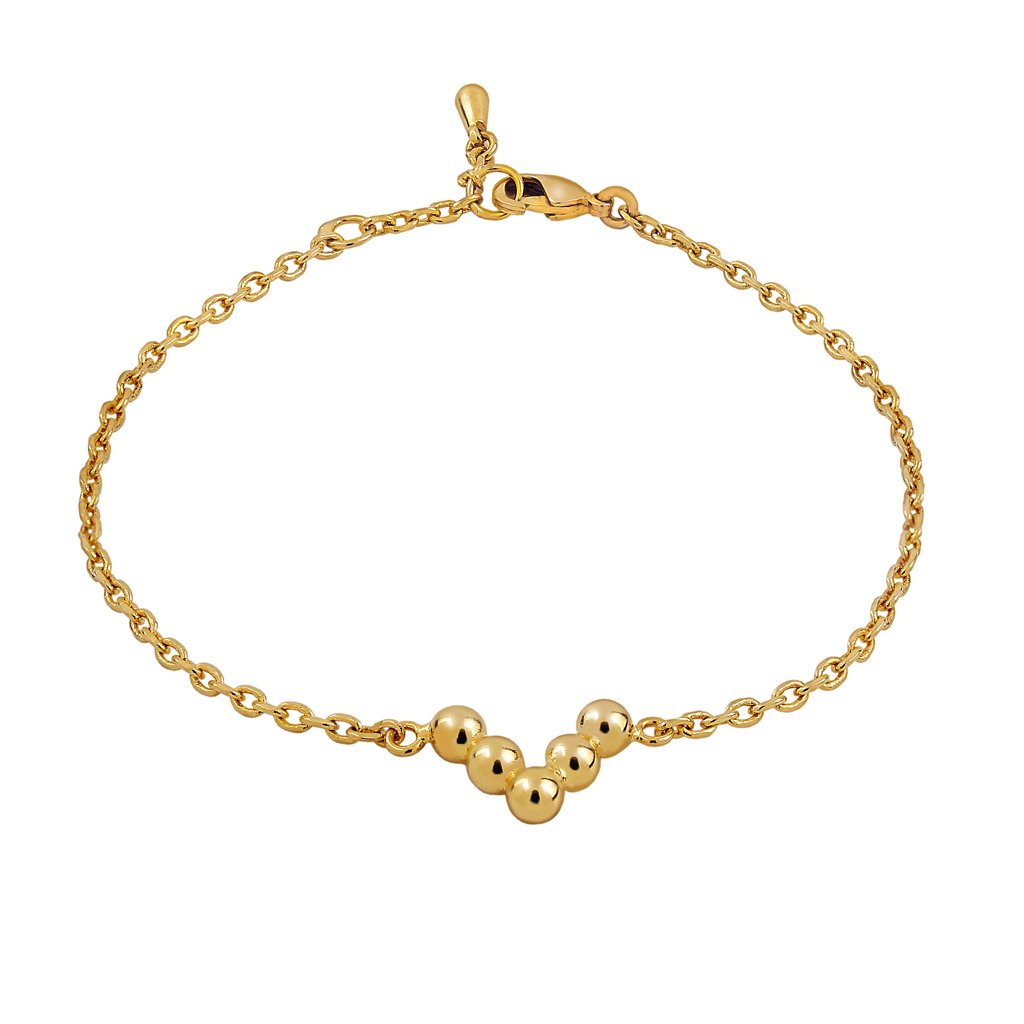 Pulsera Oro Uve Vioret acabada en oro de 18 quilates