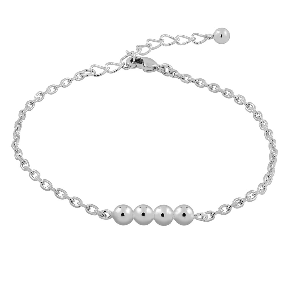 Pulsera Plata Laia fabricada de plata de 1ª Ley y formada por esferas