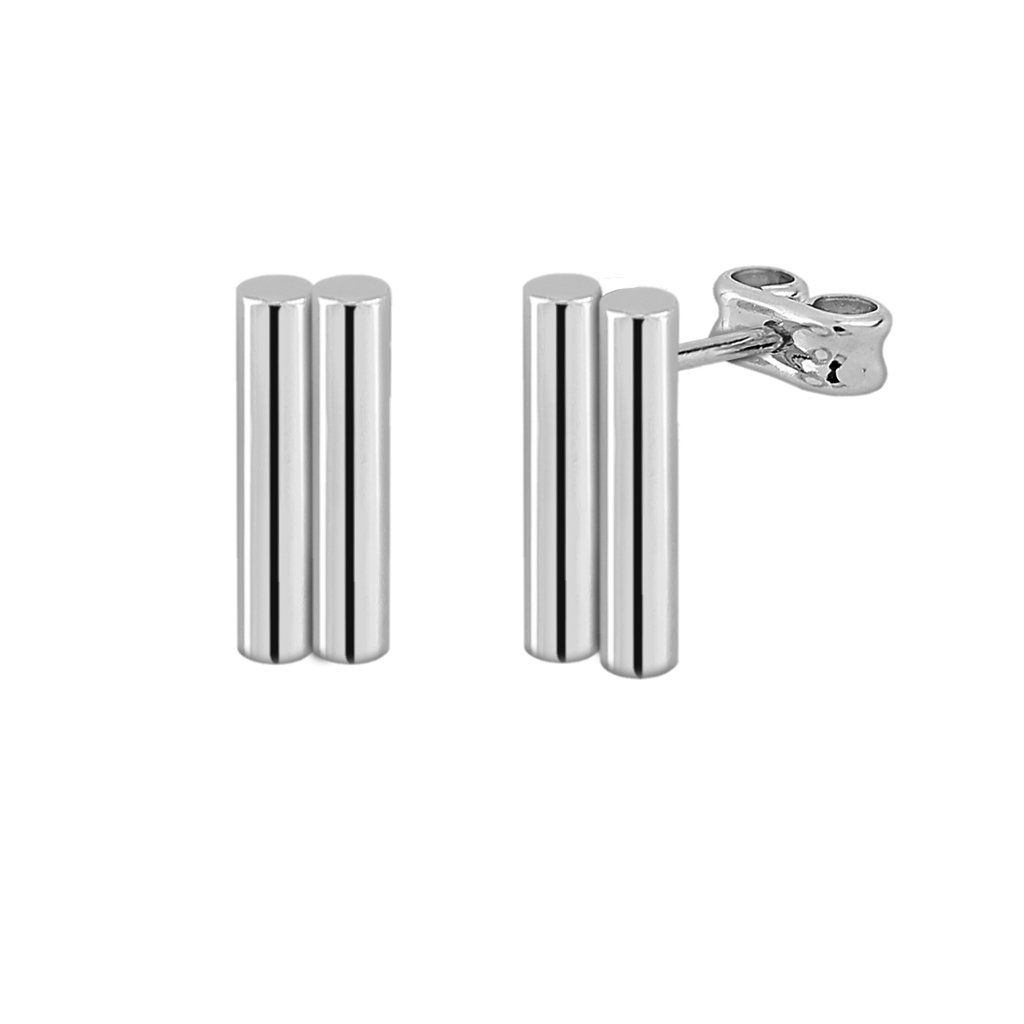 Pendientes Plata Elsa fabricados de plata de 1ª Ley y diseñados por Vioret Joyas Ⓡ