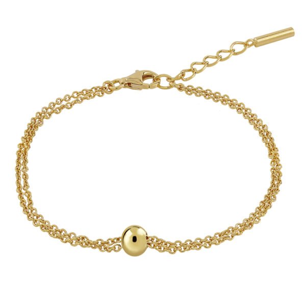Pulsera Oro Sara fabricada en oro vermeil y diseñada por Vioret Joyas ®