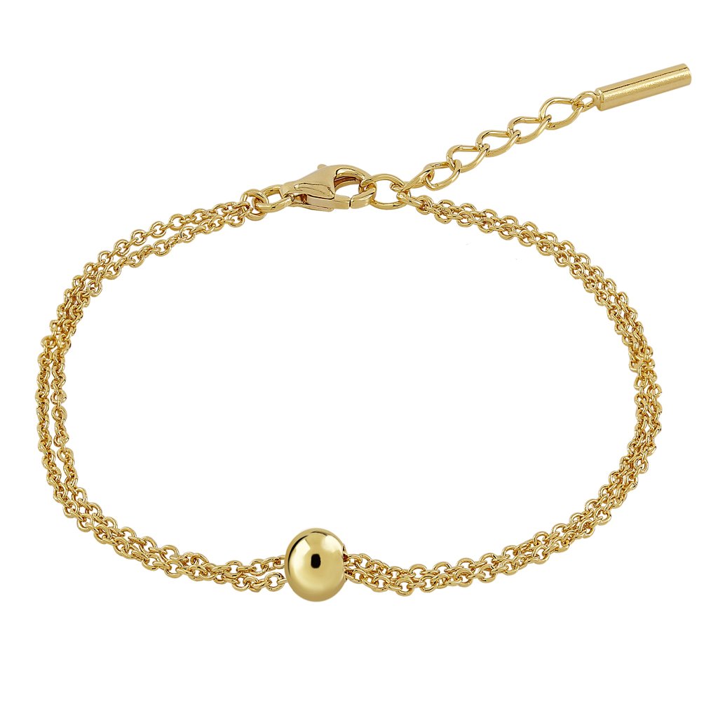Pulsera Oro Sara fabricada en oro vermeil y diseñada por Vioret Joyas ®