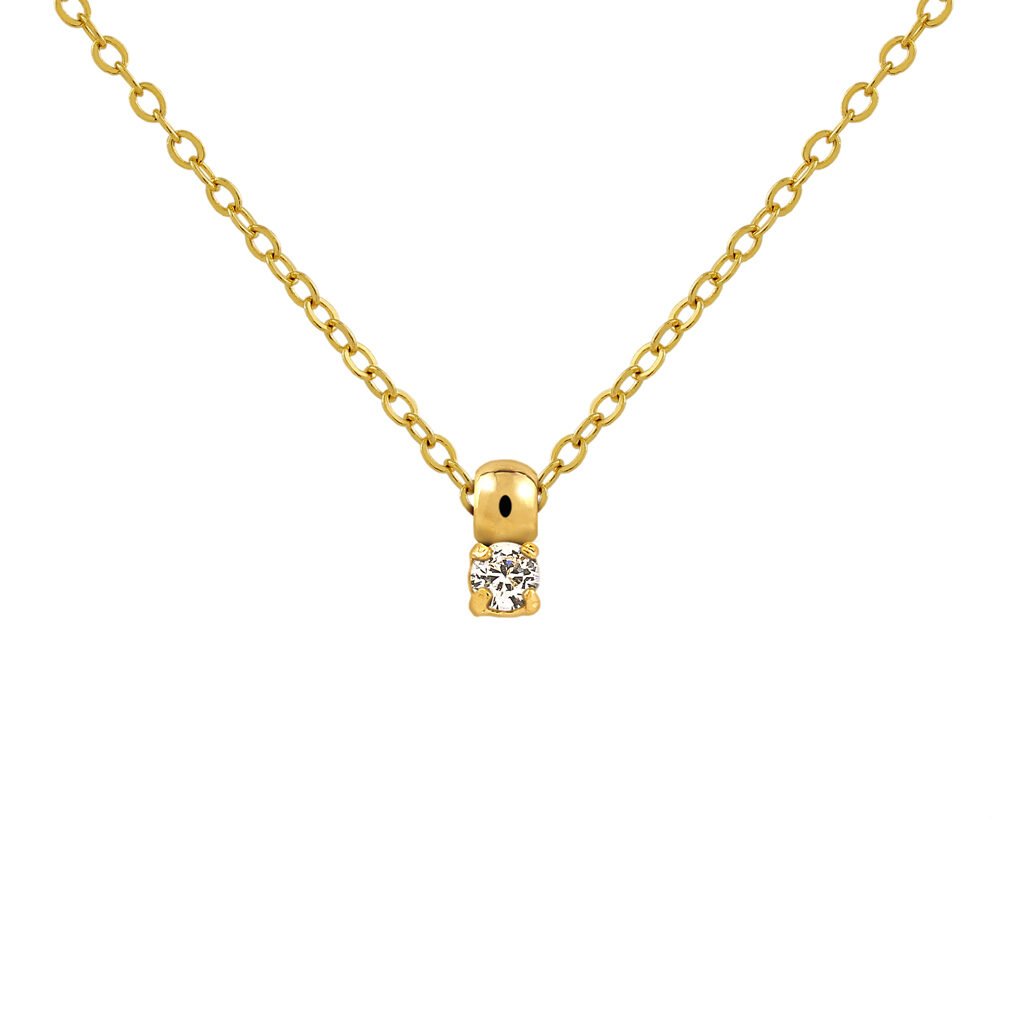 Colgante Oro Lena diseñado por Vioret Joyas ® y acabado en oro