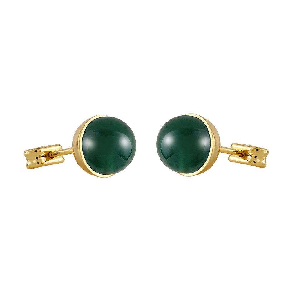 Pendientes Oro Luna diseñados por Vioret Joyas ® y acabados en oro de 18 quilates