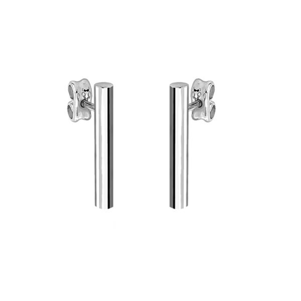 Pendientes Plata Lucía abricados de plata de 1ª Ley diseñados por Vioret Joyas Ⓡ